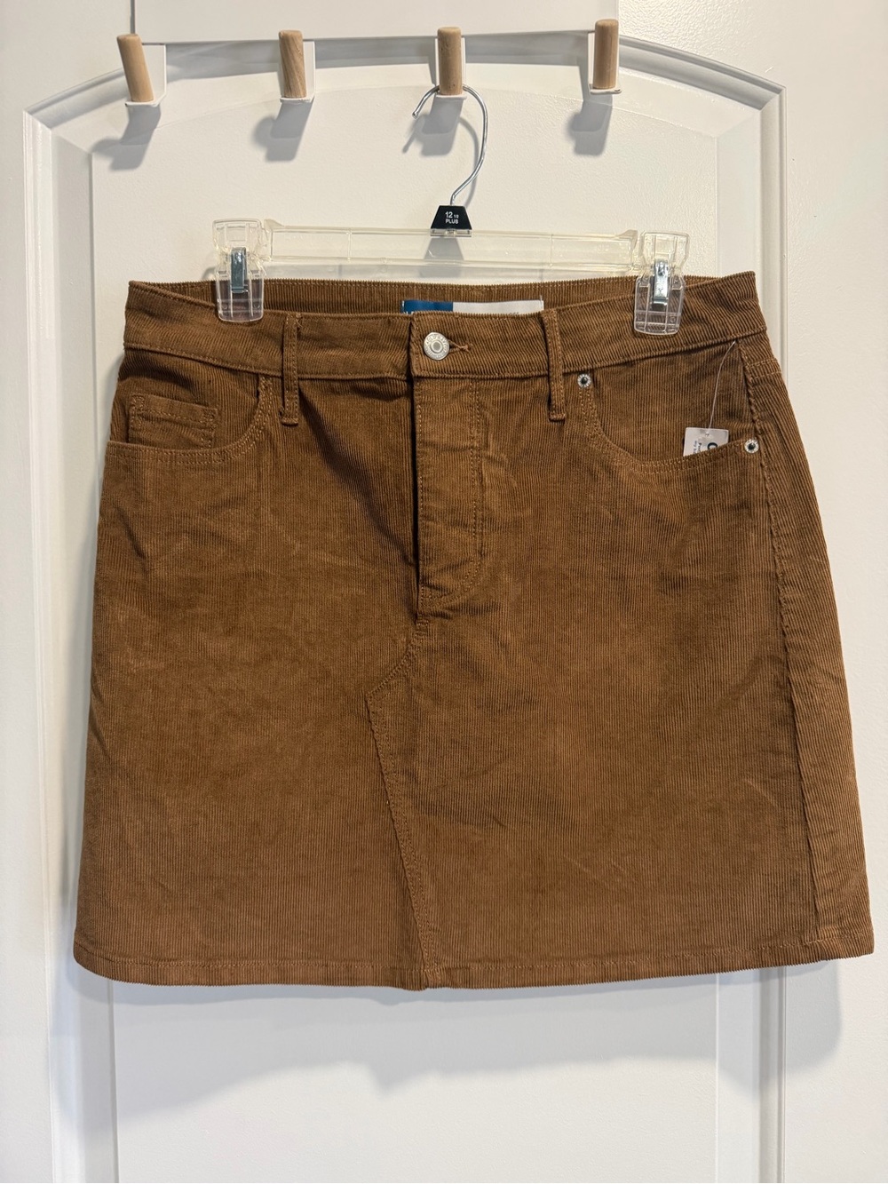 Brown Corduroy Skirt